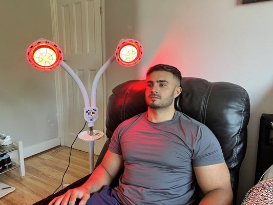 Infraroodlamp voor het Gezicht : Verminder Rimpels en Stress - Mvolo